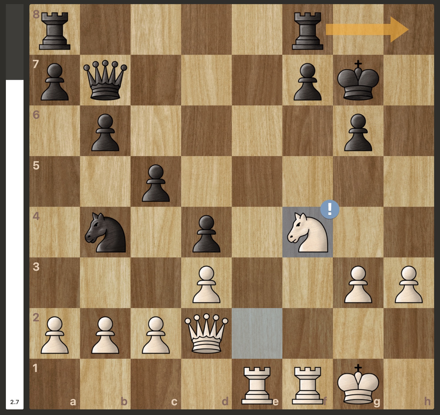 Is There a Difference Between These Bishop Captures? (Online Rapid - 1850)